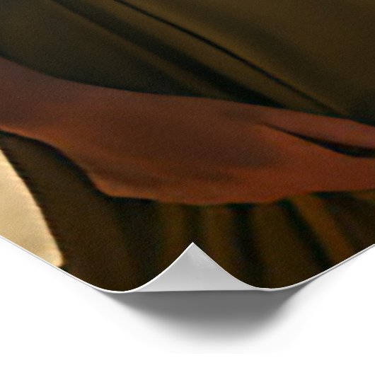 Moderne Hochzeitssitzkarte mit Foto 15 Tischen Poster (Ecke)