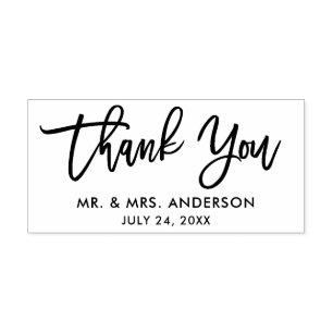 Moderne Hochzeitsskritik Vielen Dank Gummistempel