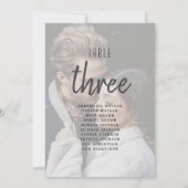 Moderne Hochzeitsstift für Fotos (Rückseite)