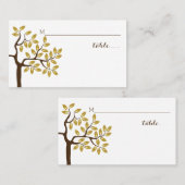 Moderne Hochzeitsstiftung mit Goldfolie Platzkarte (Vorne/Hinten)
