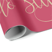 Moderne Hochzeitsstimmung - Rose bleibt Geschenkpapier (Rolleneckpunkt)