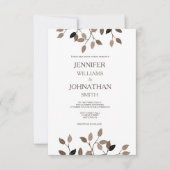 Moderne Hochzeitsstipps Einladung (Vorderseite)