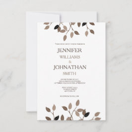 Moderne Hochzeitsstipps Einladung