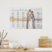 Moderne Hochzeitstil-Tabelle für Fotos, 24 Tische Poster (Küche)