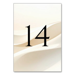 Moderne Hochzeitstischnummern (1–20) Tischnummer
