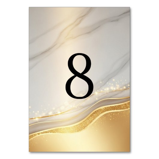 Moderne Hochzeitstischnummern (1–20) Tischnummer (Vorderseite)