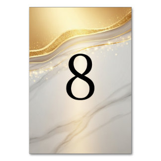 Moderne Hochzeitstischnummern (1–20) Tischnummer