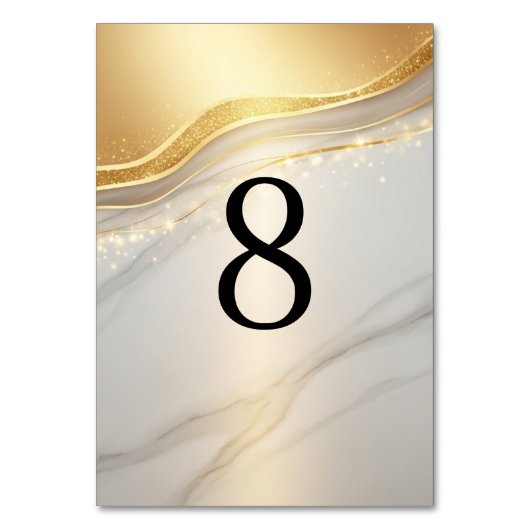 Moderne Hochzeitstischnummern (1–20) Tischnummer (Vorderseite)
