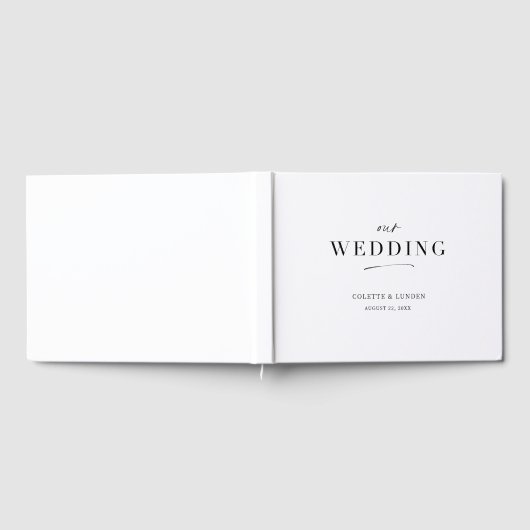 Moderne Hochzeitstoraktivität C300 Gästebuch (Voll)