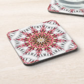 Moderne Holiday Snowflake Cork Untersetzer (Linke Seite)