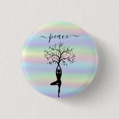 Moderne Holografie, Friedensyoga Button (Vorderseite)