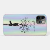 Moderne Holografie, Friedensyoga Case-Mate iPhone Hülle (Rückseite (Horizontal))