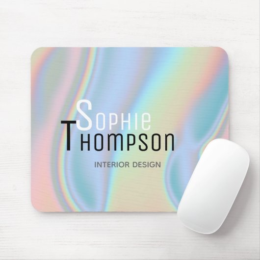 Moderne holografische flüssige Marmor Mousepad (Mit Mouse)