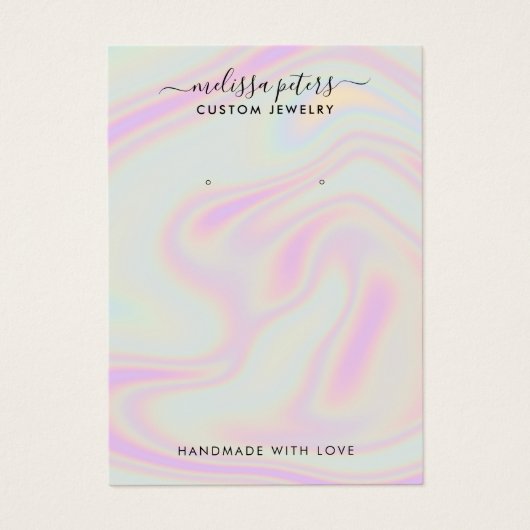 Moderne holografische Schmuckkollektion (Vorderseite)