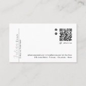 Moderne Holographic Nail Business Card Visitenkarte (Rückseite)