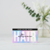 Moderne Holographische Haarverlängerungen nach Pfl Visitenkarte (Stehend Vorderseite)