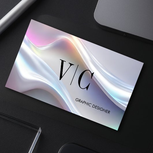 Moderne Holographische Visitenkarte