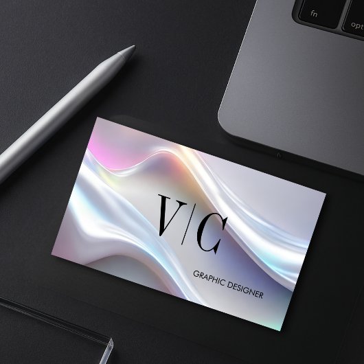 Moderne Holographische Visitenkarte