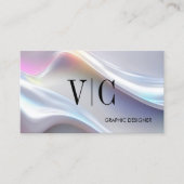 Moderne Holographische Visitenkarte (Vorderseite)