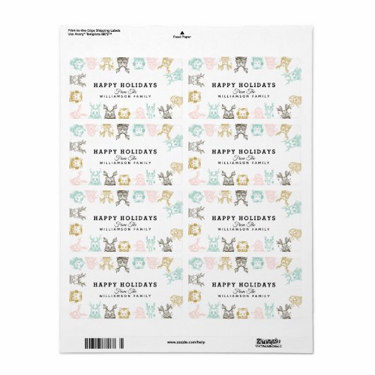 Moderne Holzarten Weihnachten (Vorne)