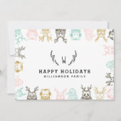 Moderne Holzarten Weihnachten (Vorderseite)