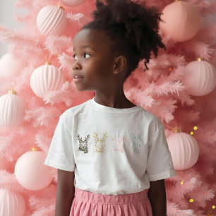 Moderne Holzarten Weihnachten Tri-Blend Shirt