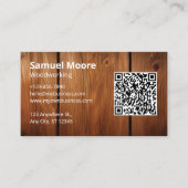 Moderne Holzbearbeitung Beruflich Visitenkarte (Vorderseite)