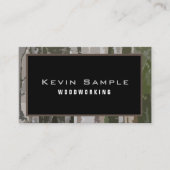 Moderne Holzbearbeitung Digitale Camouflage Woodla Visitenkarte (Vorderseite)