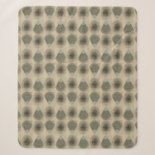 Moderne Holzintarsien-Geometrie nahtloses Muster Sherpadecke
