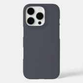 Moderne Holzkohle, grau, Schlicht, solide Farbe Case-Mate iPhone Hülle (Rückseite)