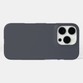 Moderne Holzkohle, grau, Schlicht, solide Farbe Case-Mate iPhone Hülle (Rückseite (Horizontal))