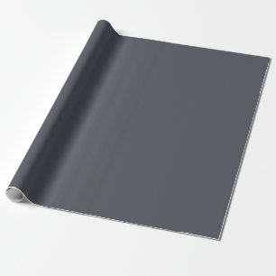 Moderne Holzkohle, grau, Schlicht, solide Farbe Geschenkpapier