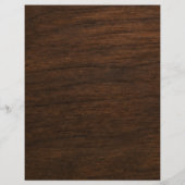 Moderne Holzmaserung QR-Code-Konstruktion Flyer (Hinten)