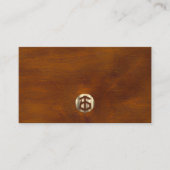 Moderne Holzschnitzerei Visitenkarte (Vorderseite)