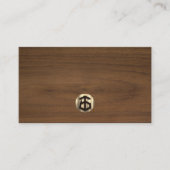 Moderne Holzschnitzerei Visitenkarte (Vorderseite)