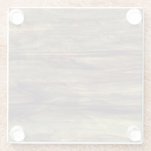 Moderne Holzstildrucke Glasuntersetzer (Rückseite)