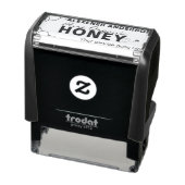 Moderne Honey Bees Honeycomb Permastempel (Produkt)