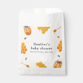 Moderne Honey Bumblebee Frame Baby Dusche Geschenktütchen (Vorderseite)