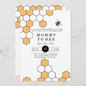 Moderne Honeycomb | Hummelsäulendusche Einladung (Vorne/Hinten)