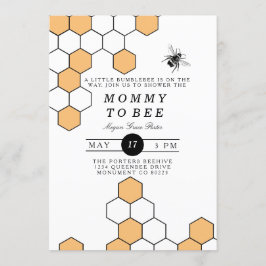 Moderne Honeycomb | Hummelsäulendusche Einladung