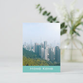 Moderne Hong Kong Victoria's Peak Reise Postkarte (Stehend Vorderseite)