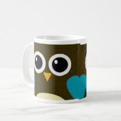 Moderne Hoot Eule Tasse (Vorderseite Links)