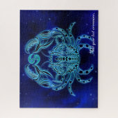 Moderne Horoskop-Astrologie Krebszodiakzeichen, Puzzle (Vertikal)