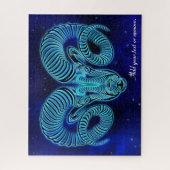 Moderne Horoskop-Astrologie Sternzeichen Puzzle (Vertikal)