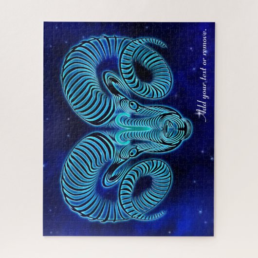 Moderne Horoskop-Astrologie Sternzeichen Puzzle (Vertikal)