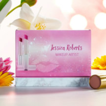 Moderne Hot-Pink-Lippen Makeup Artist