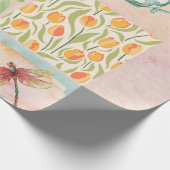 Moderne hübsche Aquarellkunst Geschenkpapier (Ecke)