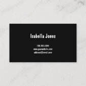 Moderne, hübsche, gürtelfarbene, ombre Glitzer Näg Visitenkarte (Rückseite)