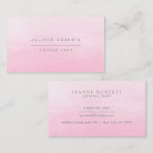 Moderne Hübsche Rosa Ombre Schönheit oder Beruflic Visitenkarte (Vorne/Hinten)