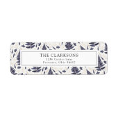 Moderne Hübsche Rücksendeadressen-Aufkleber (Vorne)